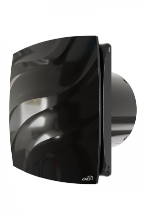Вентилятор накладной WAVE D100 Black classic ERA